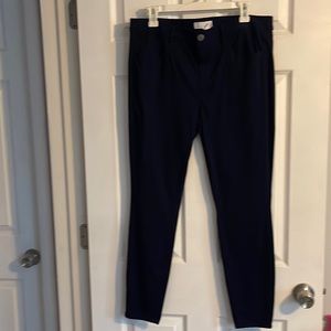 Loft Navy blue skinny leeching pants